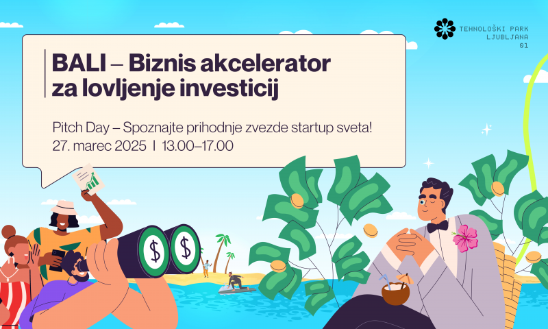 BALI Pitch Day – Spoznajte prihodnje zvezde startup sveta!