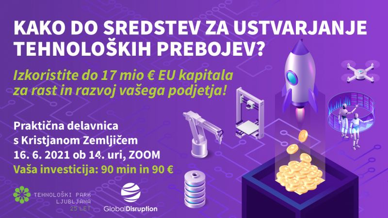 Kako do sredstev za ustvarjanje tehnoloških prebojev?