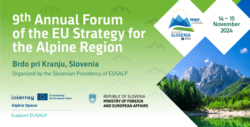 9. letni forum Strategije EU za Alpsko regijo (EUSALP)