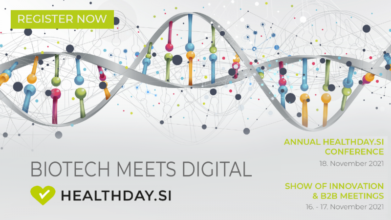 HealthDay.si konferenca 2021: “Biotech Meets Digital”