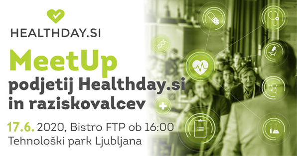 MeetUp podjetij HealthDay.si in raziskovalcev