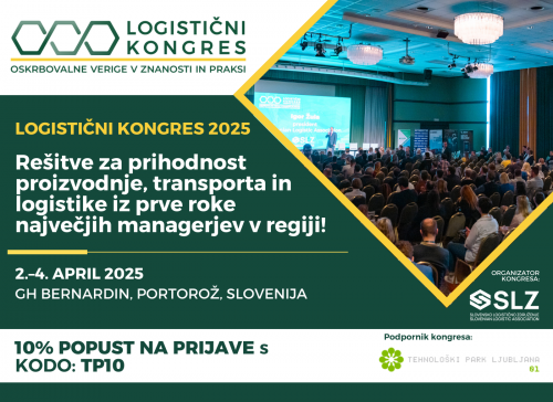 12. Logistični kongres ponuja 10% popust na kotizacijo!